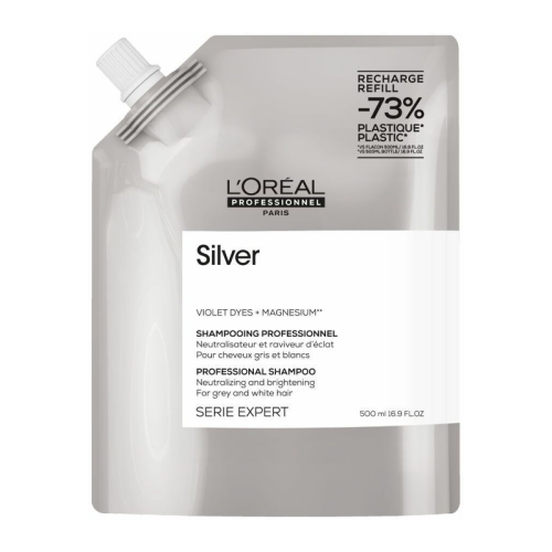 Loreal Professionnel Serie Expert Silver Renk Dengeleyici Mor Refill Şampuanı 500 ml - 1