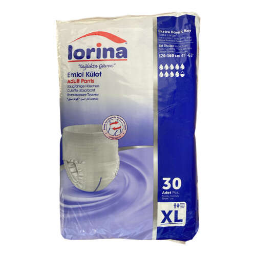 Lorina Emici Külot Hasta Bezi 30 Adet - XL - Lorina