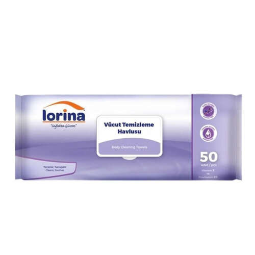 Lorina Vücut Temizleme Havlusu 50 Adet - Lorina