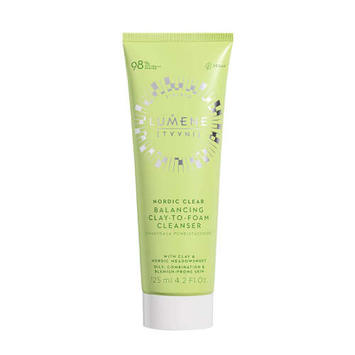 Lumene Nordic Clear Sebum Dengeleyici Kil İçerikli Köpük Temizleyici 125 ml - Lumene