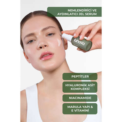 Lunova Dewy Glow Therapy - Jel Serum 30 ml - 4