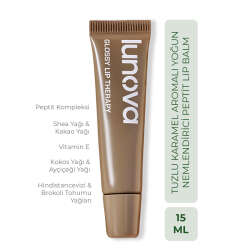 Lunova Tuzlu Karamel Aromalı Peptit Lip Balm 15 ml - 2