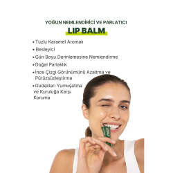 Lunova Tuzlu Karamel Aromalı Peptit Lip Balm 15 ml - 2