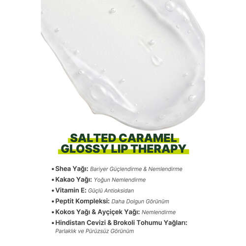 Lunova Tuzlu Karamel Aromalı Peptit Lip Balm 15 ml - 3