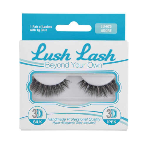 Lush Lash 3D İpek Takma Kirpik Adore LU-626 - Lush Lash