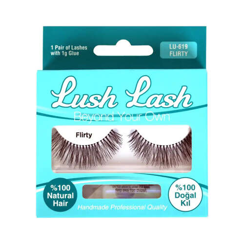 Lush Lash Doğal Kıl Flirty Takma Kirpik - Lush Lash