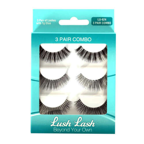 ​Lush Lash Takma Kirpik 3 Pair Combo LU-624 - Lush Lash