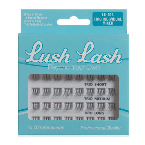 Lush Lash Trio Indicidual Mixed Tekli Takma Kirpik LU-623 - Lush Lash