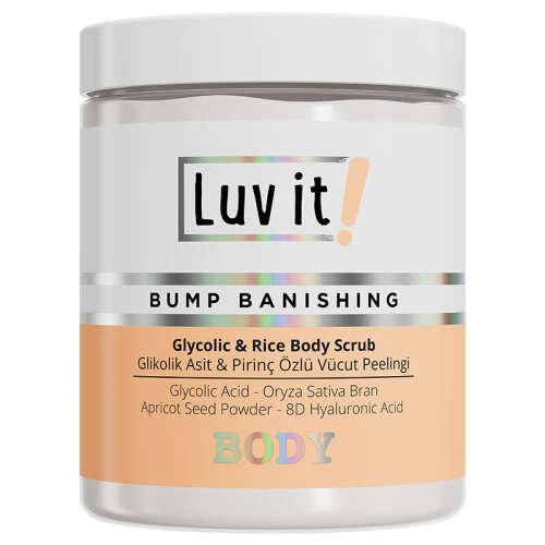 Luv it Glikolik Asit ve Pirinç Özlü Vücut Peelingi 250 ml - Luv it!