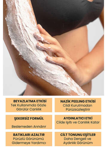 Luv it Glikolik Asit ve Pirinç Özlü Vücut Peelingi 250 ml - 4