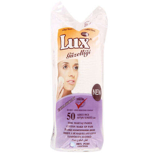 Lux Disk Makyaj Pamuğu 50 Adet - Lux