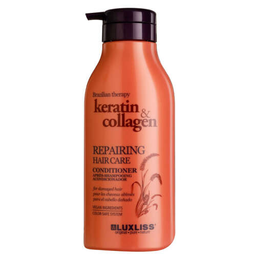 Luxliss Keratin Collagen Repairing Hair Care Conditioner 500 ml - Luxliss Professional