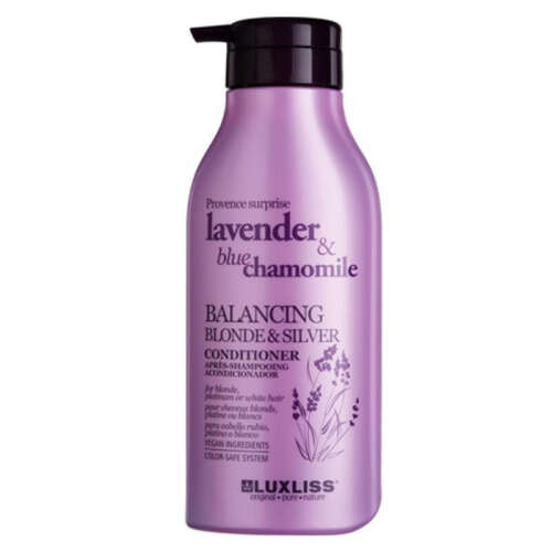 Luxliss Lavander Blue Chamomile Balancing Blonde Silver Conditioner 500 ml - Luxliss Professional