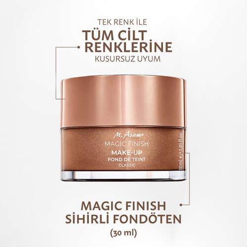M. Asam Magic Finish Sihirli Fondöten Primer Kapatıcı ve Pudra 30 ml - 2