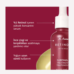 M. Asam RETINOL INTENSE Çizgi ve Kırışıklık Karşıtı %1 Retinol Yüz Serumu 30 ml - 3