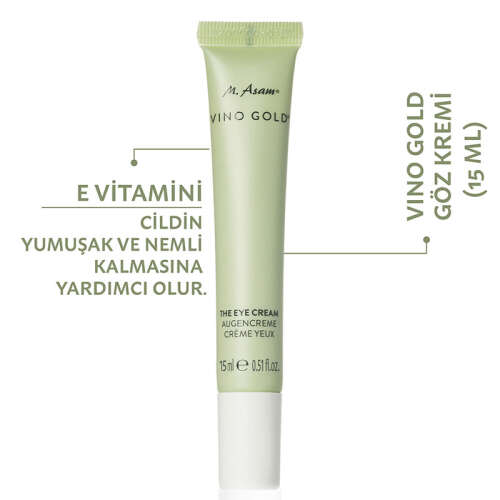 M. Asam Vino Gold Kırışıklık Karşıtı Göz Çevresi Kremi 15 ml - 3