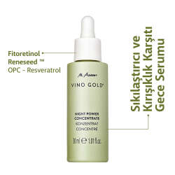 M. Asam Vino Gold Night Power Sıkılaştırıcı ve Kırışıklık Karşıtı Gece Serumu 30 ml - 2