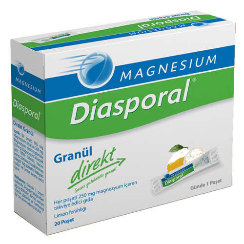 Magnesium Diasporal Granul Direkt 20 Poşet - Assos İlaç