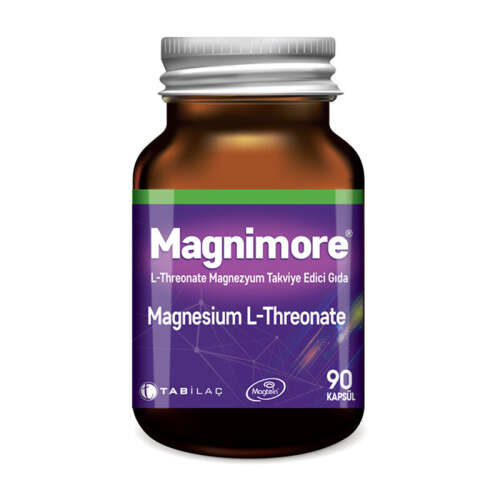 Magnimore L-Threonate Magnezyum Takviye Edici Gıda 90 Kapsül - TAB İlaç Sanayi A.Ş