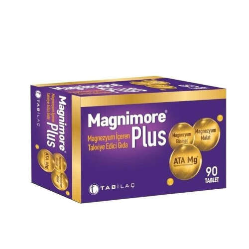Magnimore Magnezyum Plus Takviye Edici Gıda 90 Tablet - TAB İlaç Sanayi A.Ş