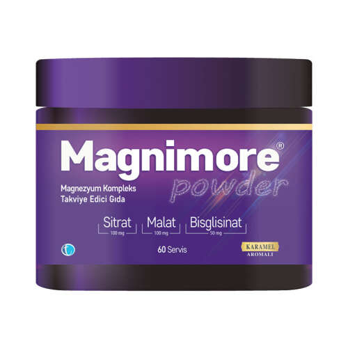 Magnimore Powder Magnezyum Kompleks İçeren Takviye Edici Gıda 118 gr - 60 Ölçek - TAB İlaç Sanayi A.Ş