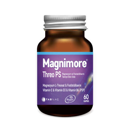 Magnimore Threo PS Takviye Edici Gıda 90 Kapsül - TAB İlaç Sanayi A.Ş
