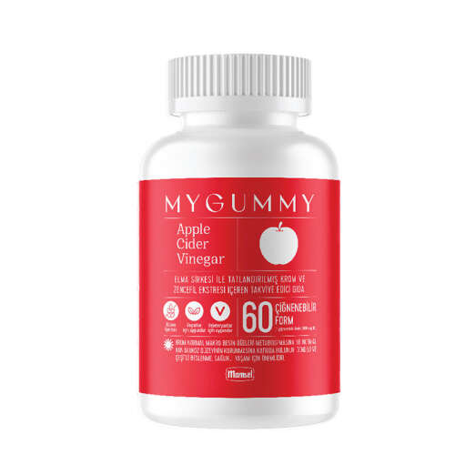 Mamsel MyGummy Apple Cider Vinegar 60 Çiğnenebilir From - Mamsel