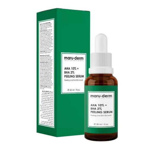 Maruderm AHA %10 + BHA %2 Peeling Maske Cilt Bakım Serumu 30 ml - 3