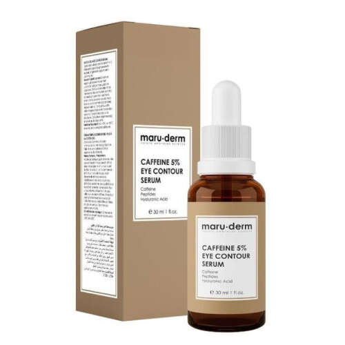 Maruderm Caffeine %5 + Peptides + Hyalüronik Asit Göz Çevresi Serumu 30 ml - 3