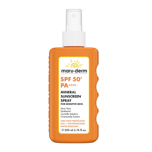 Maruderm Hassas Ciltler İçin SPF50 Mineral Sprey Güneş Kremi 200 ml - Maruderm