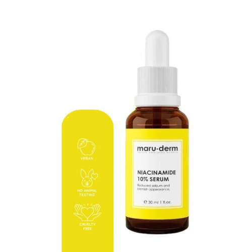 Maruderm Niacinamide %10 + Hyalüronik Asit + Panthenol Cilt Bakım Serumu 30 ml - Maruderm