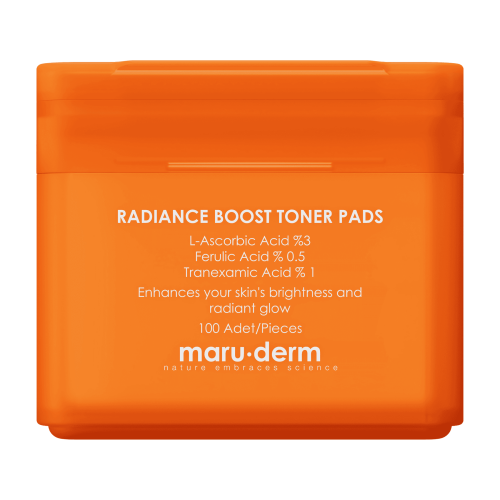 Maruderm Radiance Boost Toner Pads 100 Adet - Maruderm