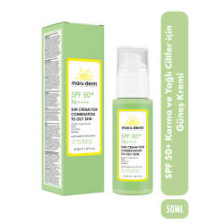 Maruderm Spf 50 Karma ve Yağlı Ciltler İçin Güneş Kremi 50 ml - 2