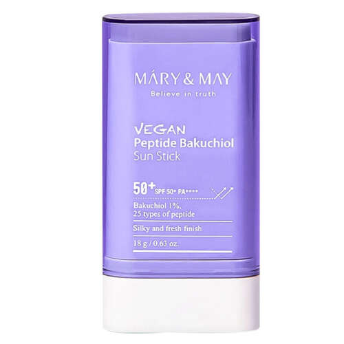 Mary May Vegan Peptide Bakuchiol Sun Stick Spf 50+ PA++++ 18 g - Mary May
