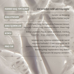 Matsu Bonding Pürüzsüzleştirici Saç Bakım Maskesi 350 ml - 5