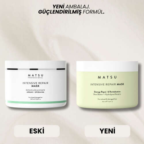 Matsu Intensive Repair Yoğun Bakım Saç Maskesi 350 ml - 2