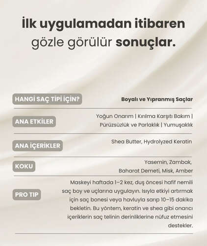 Matsu Intensive Repair Yoğun Bakım Saç Maskesi 350 ml - 6