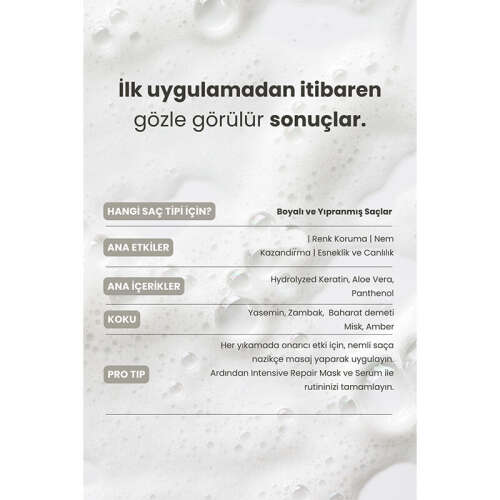 Matsu Intensive Repair Yoğun Bakım Şampuanı 350 ml - 5