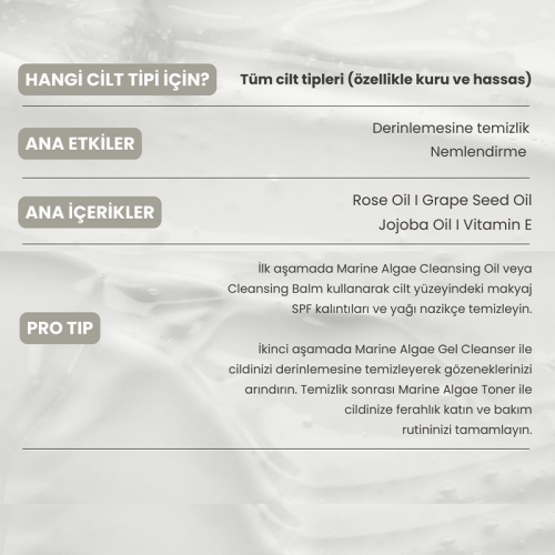 Matsu Marine Algae Besleyici ve Arındırıcı Yüz Temizleme Yağı 200 ml - 4