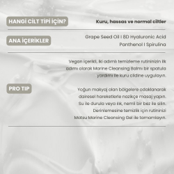 Matsu Marine Algae Yüz Temizleme Balmı 100 ml - 3