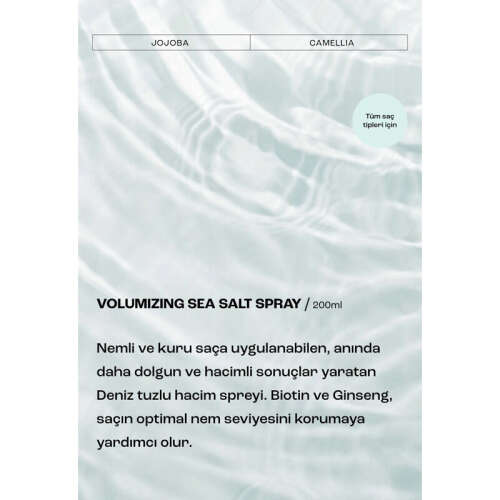 Matsu Volumizing Sea-Salt Dolgunlaştırıcı Hacim Spreyi 200 ml - 3