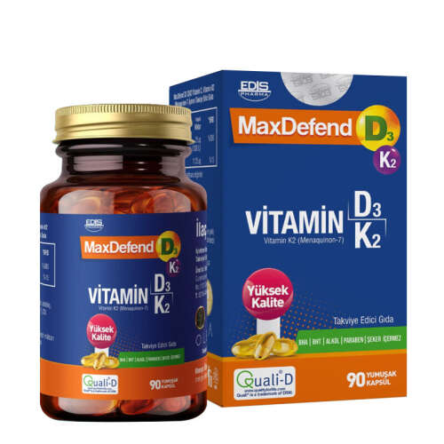 MaxDefend Takviye Edici Gıda 90 Yumuşak Kapsül - Edis Pharma