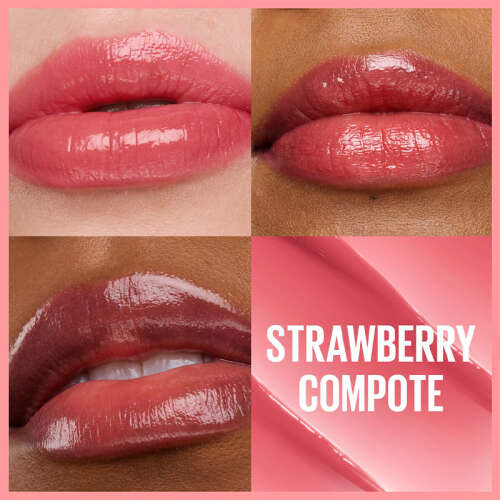 Maybelline New York Lifter Glaze Nemlendirici Renkli Dudak Balmı - 12 Strawberry - 3