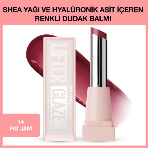 Maybelline New York Lifter Glaze Nemlendirici Renkli Dudak Balmı - 14 Fig Jam - 2