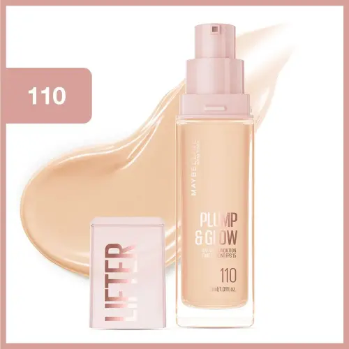 Maybelline New York Lifter Niasinamid ve Hyalüronik Asit İçeren Aydınlatan Fondöten - 110 - 2