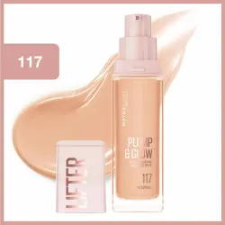 Maybelline New York Lifter Niasinamid ve Hyalüronik Asit İçeren Aydınlatan Fondöten - 117 - 2