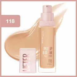 Maybelline New York Lifter Niasinamid ve Hyalüronik Asit İçeren Aydınlatan Fondöten - 118 - 2