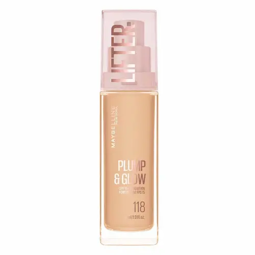 Maybelline New York Lifter Niasinamid ve Hyalüronik Asit İçeren Aydınlatan Fondöten - 118 - Maybelline