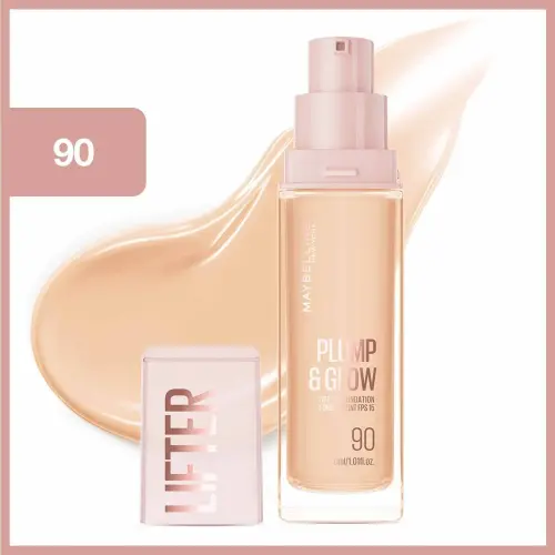 Maybelline New York Lifter Niasinamid ve Hyalüronik Asit İçeren Aydınlatan Fondöten - 90 - 2