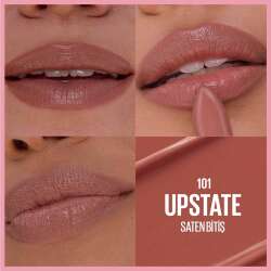 Maybelline New York Serum Etkili Hyalüronik Asit ve Besleyici Yağ İçeren Ruj - 101 Upstate - 3